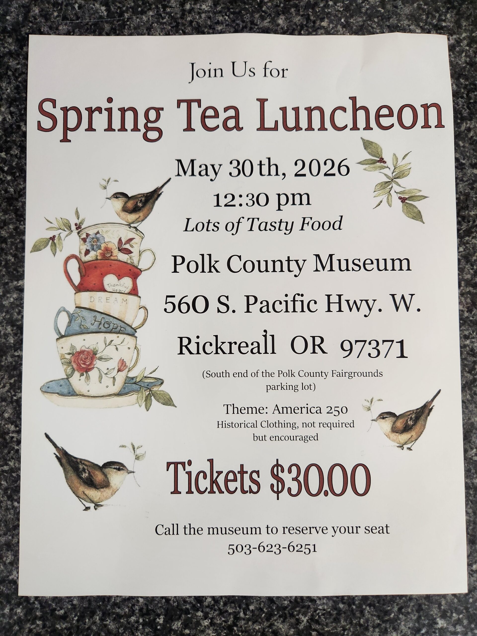 SPRING TEA LUNCHEON